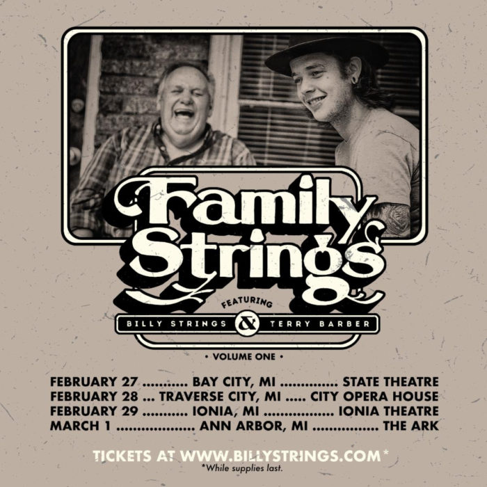 Billy Strings Sets ‘Family Strings’ Mini Tour With His Father Terry Barber