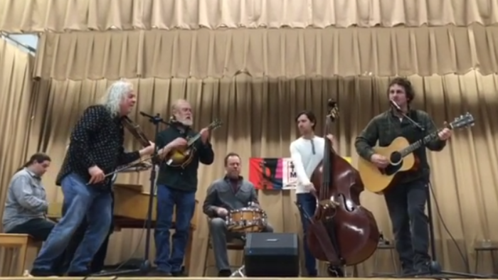 Watch: Railroad Earth Deliver Music Grant to New Jersey Special Needs School in Memory of Andy Goessling