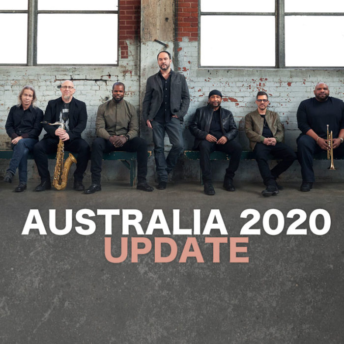 Dave Matthews Band Postpone Upcoming Australian Performances