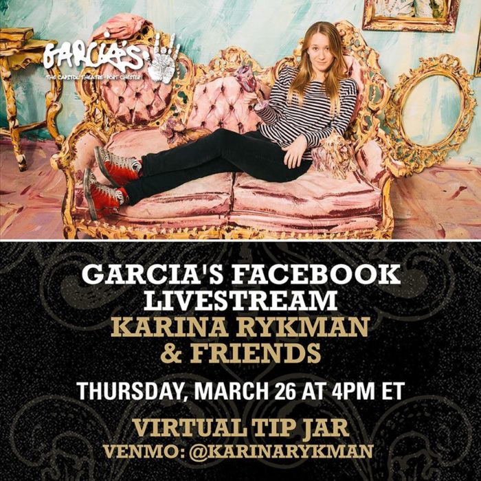 Karina Rykman Announces Garcia’s Livestream