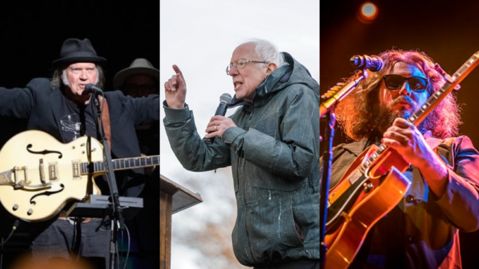 Neil Young and Jim James To Perform at Digital Rally for Bernie Sanders