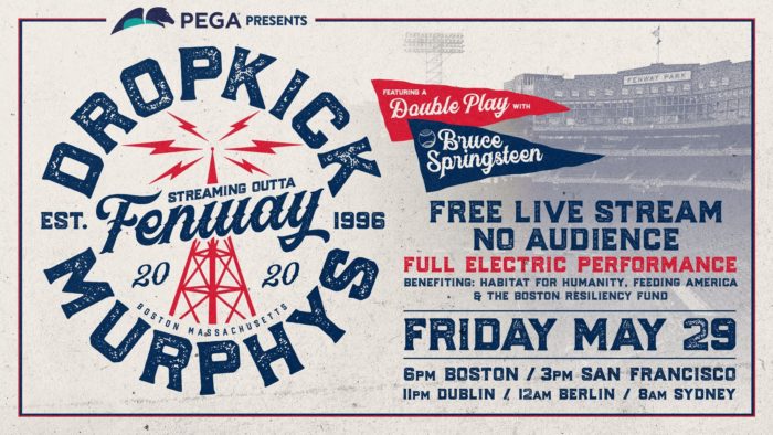 Dropkick Murphys Schedule Livestreamed Concert at Empty Fenway Park Featuring Virtual Guest Bruce Springsteen