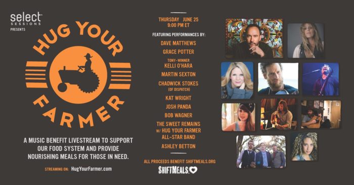 Dave Matthews, Grace Potter, Chadwick Stokes and More to Participate in Hug Your Farmer Benefit Livestream