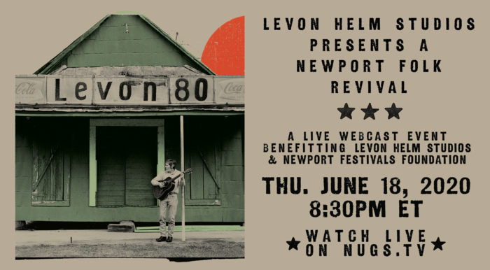Levon Helm Studios Announce “A Newport Folk Revival” Livestream Event