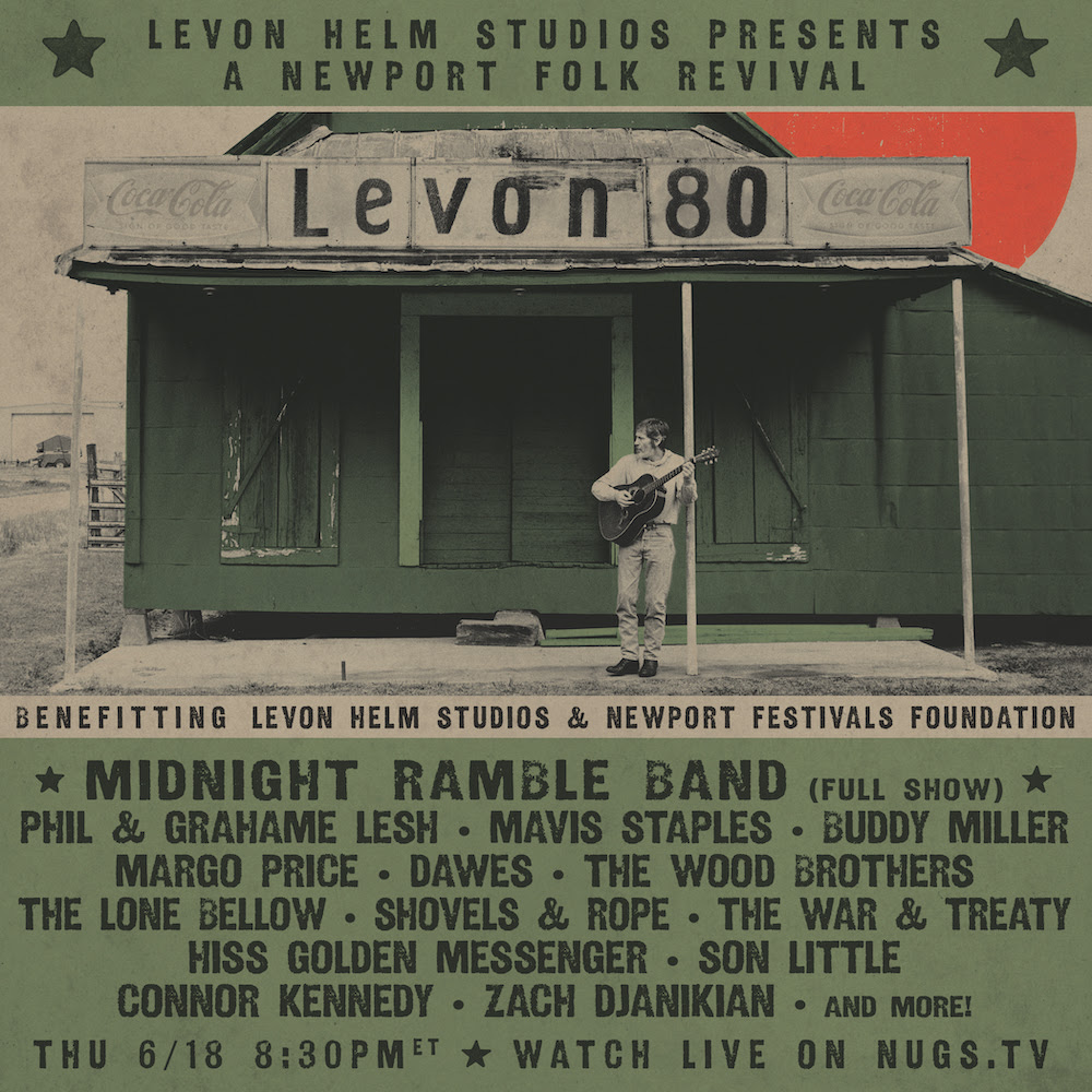 Levon Helm Studios Sets Lineup For 'A Newport Folk Revival' Phil