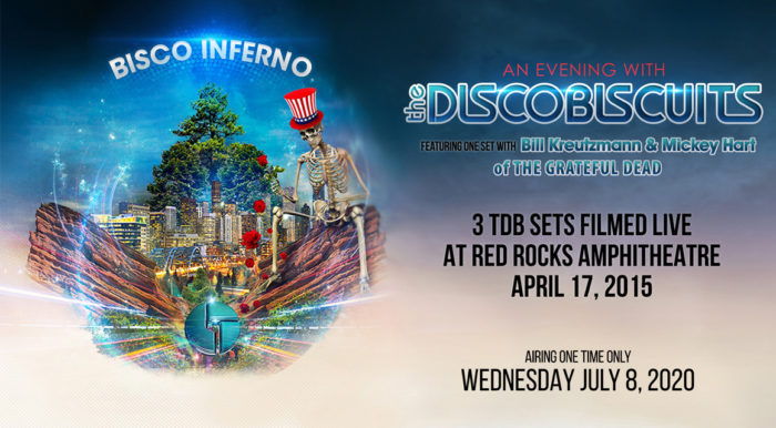 The Disco Biscuits Will Broadcast Their 2015 Red Rocks Show with Mickey Hart, Bill Kreutzmann and Tom Hamilton