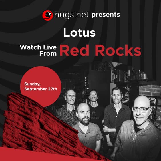 Lotus Schedule Socially Distant Red Rocks Show