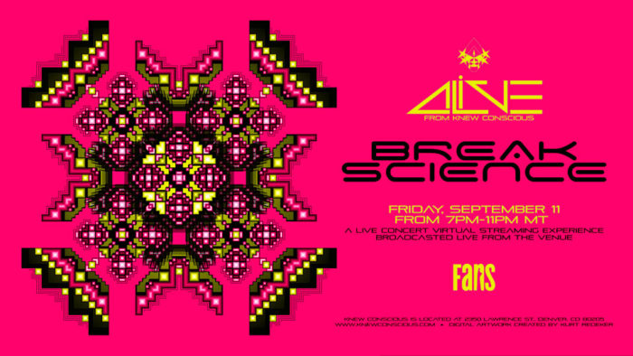 Break Science Set FANS Livestream Show from Denver’s Knew Conscious