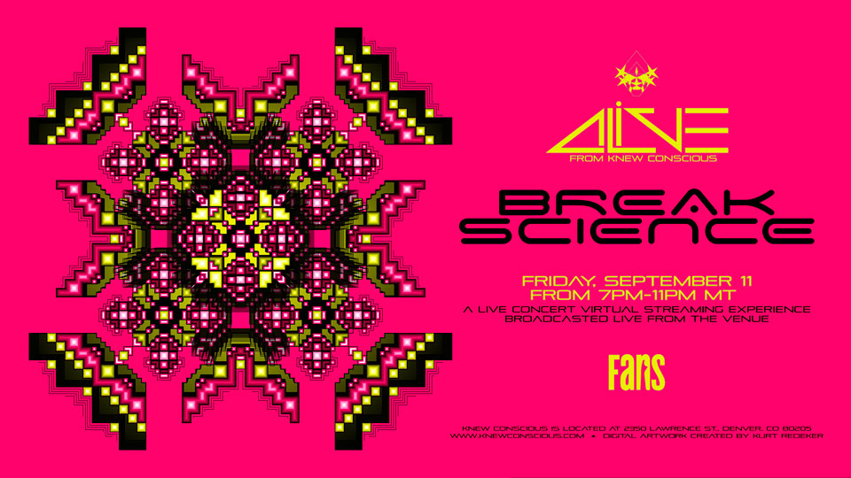Break Science Set FANS Livestream Show from Denver's Knew Conscious
