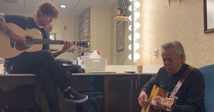 Watch Billy Strings Jam Backstage with Fingerstyle Master Tommy Emmanuel