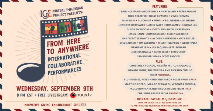 Members of Trey Anastasio Band, String Cheese Incident, moe. and More to Participate in IGE’s ‘Virtual Immersion Project’