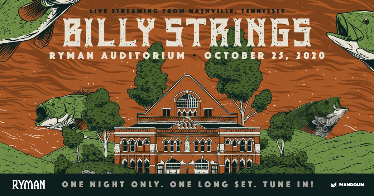 Billy Strings Announces Ryman Auditorium Livestream