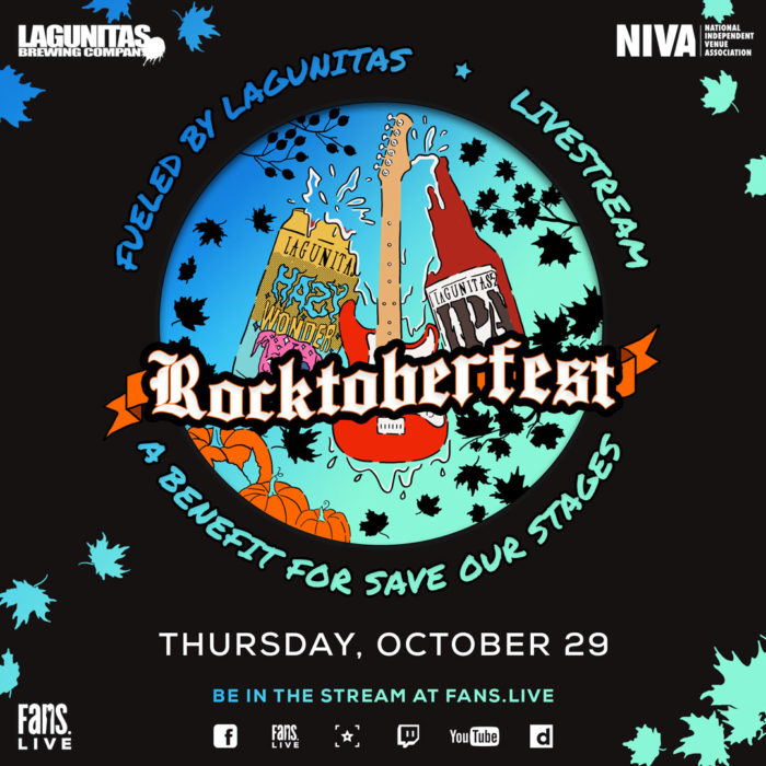 FANS and Lagunitas Schedule ‘Rocktoberfest’ Save Our Stages Benefit