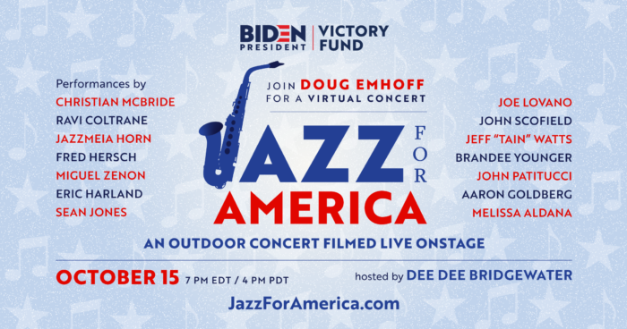 John Scofield, Christian McBride, Ravi Coltrane and More to Perform in ‘Jazz For America’ Virtual Biden Fundraiser
