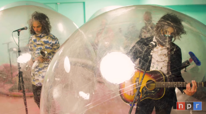 Watch The Flaming Lips Perform a Tiny Desk (Home) Concert in Socially Distanced Bubbles