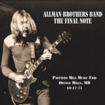 Allman Brothers Band: The Final Note & Warner Theatre, Erie, PA, 7-19-05