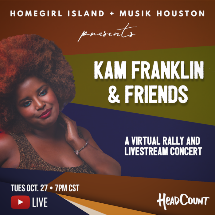 Kam Franklin to Host Virtual Rally and Concert to Celebrate Southern Music and Promote Voting
