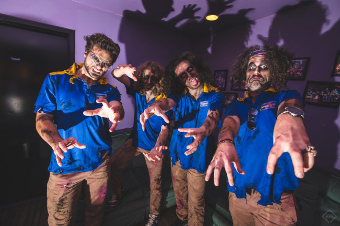 Pigeons Playing Ping Pong Debut Over A Dozen Covers at Belated ‘Flockbuster’ Halloween Run