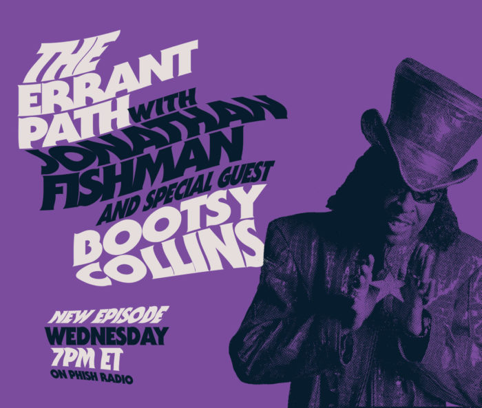Bootsy Collins to Guest on Upcoming Installment of Jon Fishman’s ‘The Errant Path’ Radio Show