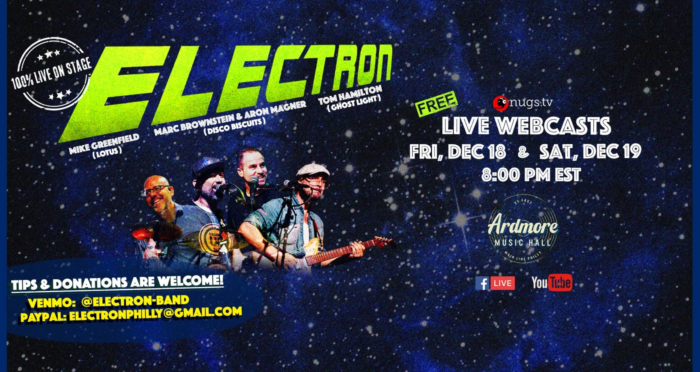Electron Set Two-Night Livestream at Ardmore Music Hall