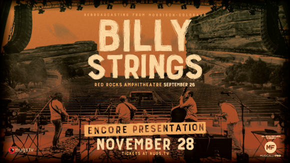 Billy Strings Announces Encore Broadcast of Crowdless Red Rocks Show