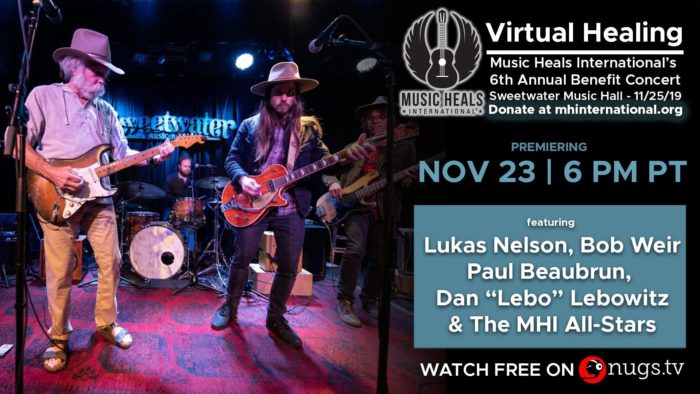 Tonight: Nugs to Air ‘Virtual Healing’ Benefit Concert Feat. Bob Weir, Lukas Nelson and More