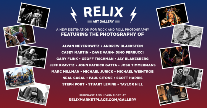 The New ‘Relix Art Gallery’ Offers Fine Art Photographs, Capturing Your Favorite Live Music Moments