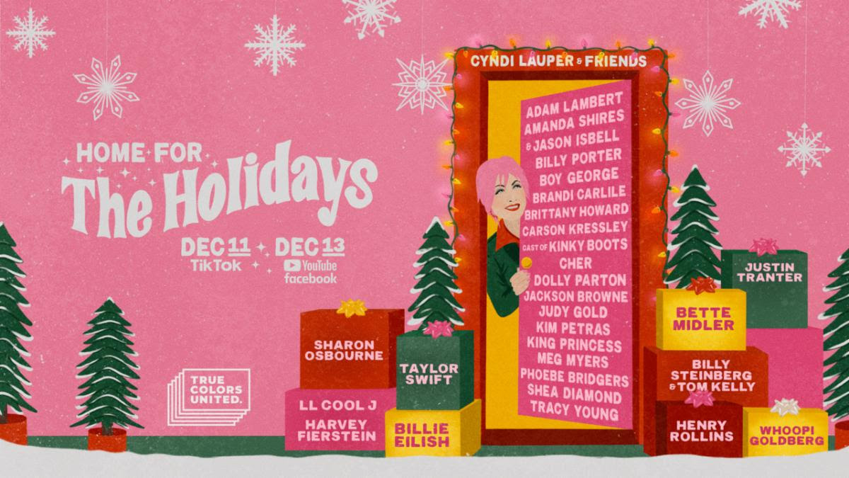 Cyndi Lauper Announces 'Home for the Holidays' Benefit Show, Feat