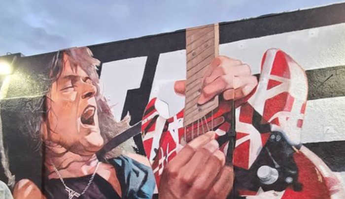 The Hollywood Guitar Center is Now Adorned with a Giant Mural of Eddie Van Halen