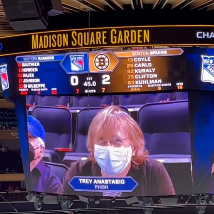 Trey Anastasio Spotted at MSG During Limited Capacity Rangers Game