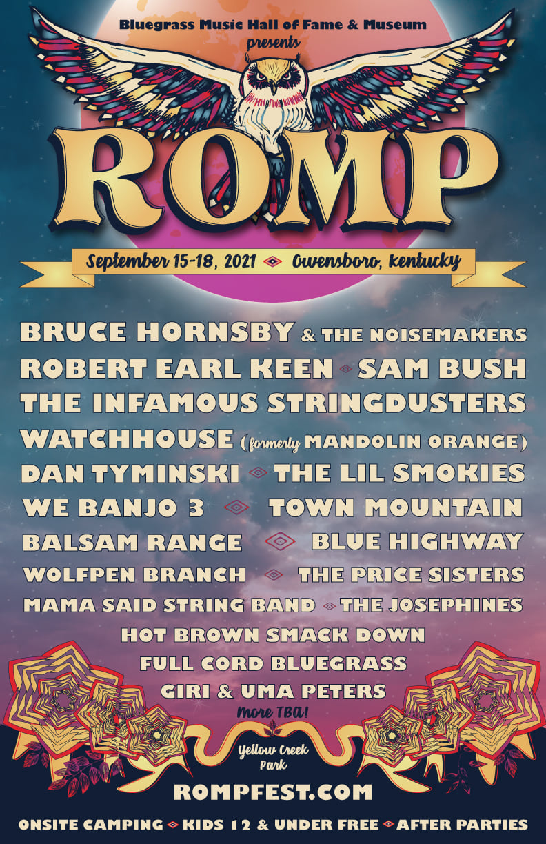 ROMP Fest Sets 2021 Lineup: Bruce Hornsby & The Noisemakers, Infamous ...