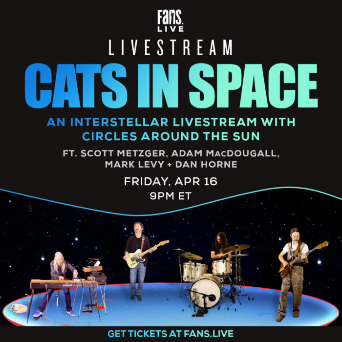 Tonight: Circles Around The Sun Perform Psychedelic ‘CATS in Space’ Livestream on FANS