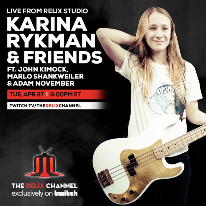 Relix Studio to Host Free ‘Karina Rykman & Friends’ Livestream