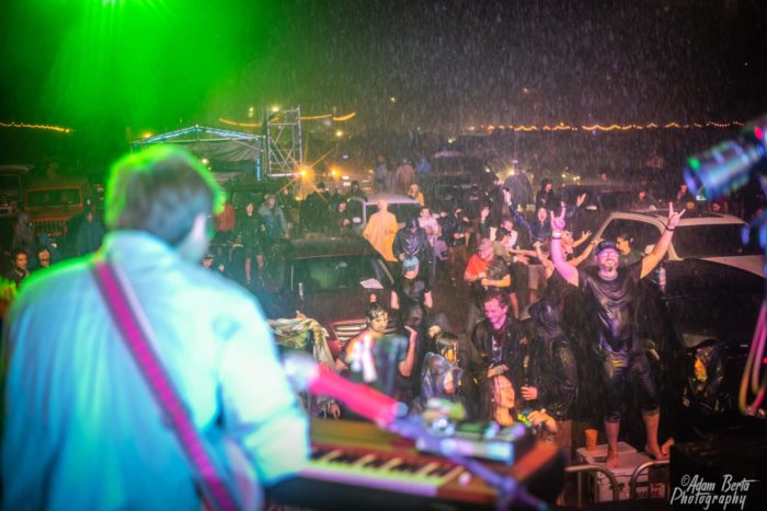 Goose Perform Shortened Maryland Drive-In Show Amid Rain Storm