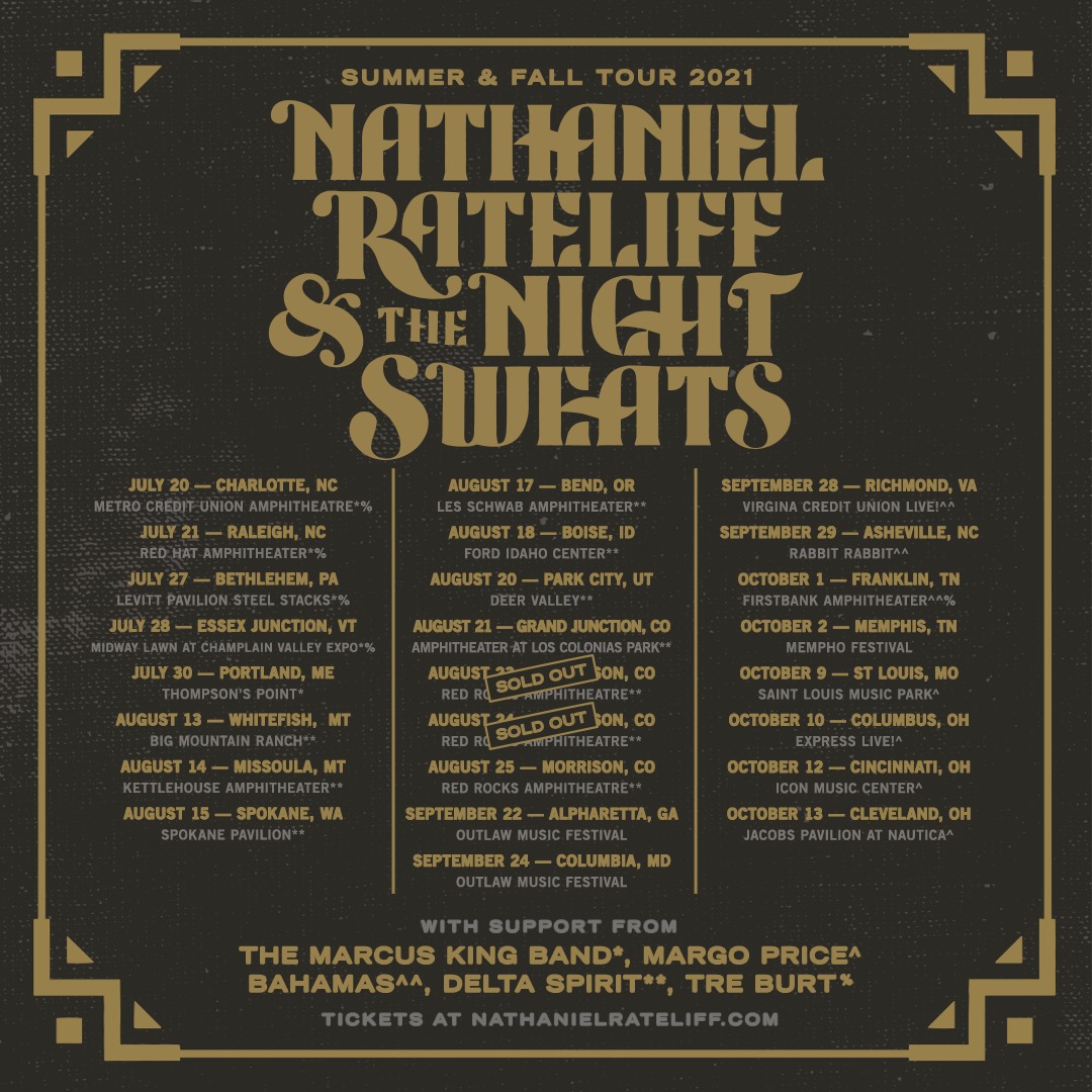 Nathaniel Rateliff & The Night Sweats Set Summer and Fall 2021 Tour Dates