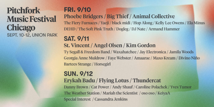 Pitchfork Music Festival Sets 2021 Lineup: Phoebe Bridgers, Erykah Badu, St. Vincent and More
