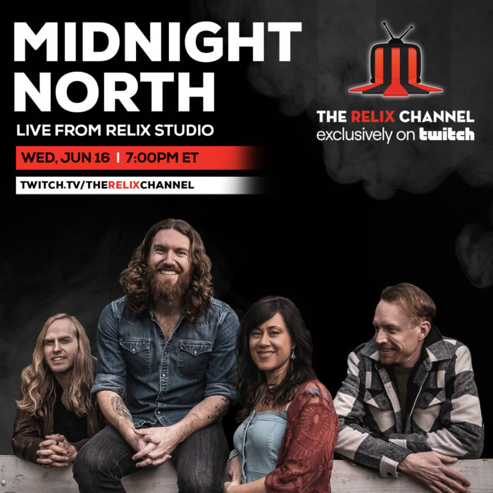 Tonight: Midnight North to Offer Free Livestream via The Relix Channel on Twitch