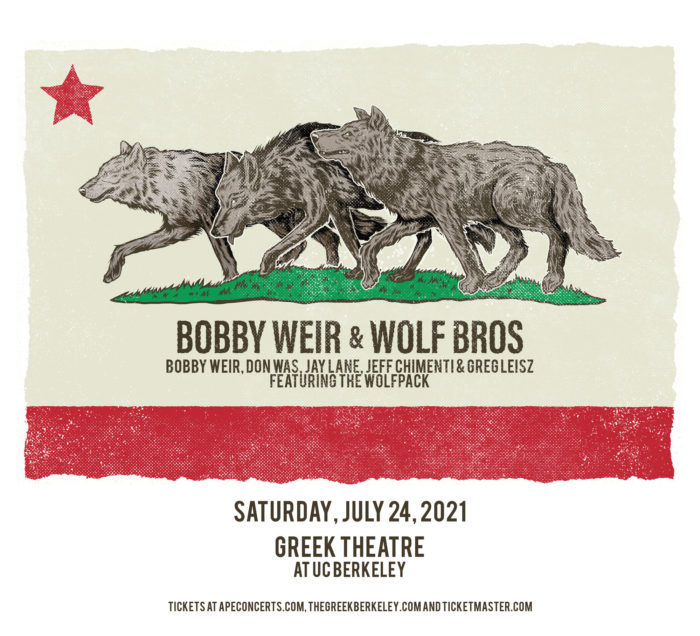 bob weir and wolf bros t shirt