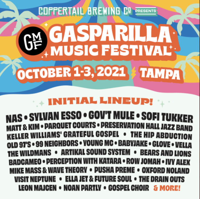 Gasparilla Music Festival Announces Initial Lineup