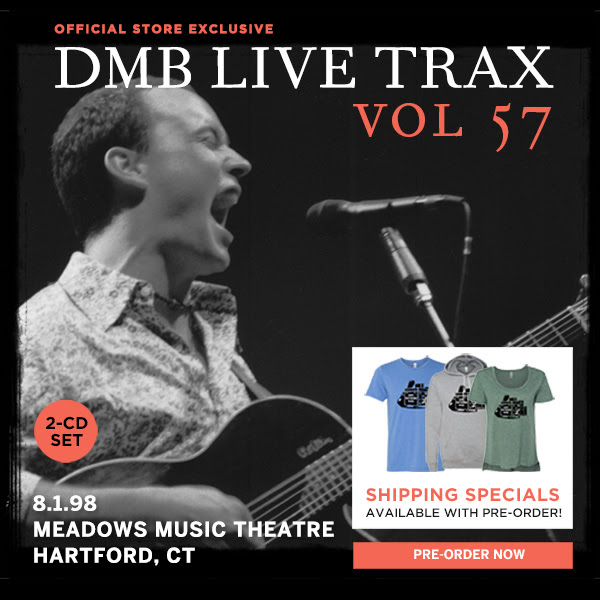 Dave Matthews Band Announce 8/1/98 ‘Live Trax 57’ Release