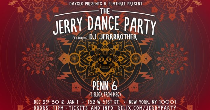 Dayglo Presents and ElmThree Announce Psychedelic Jerry Dance Party Following Phish in NYC
