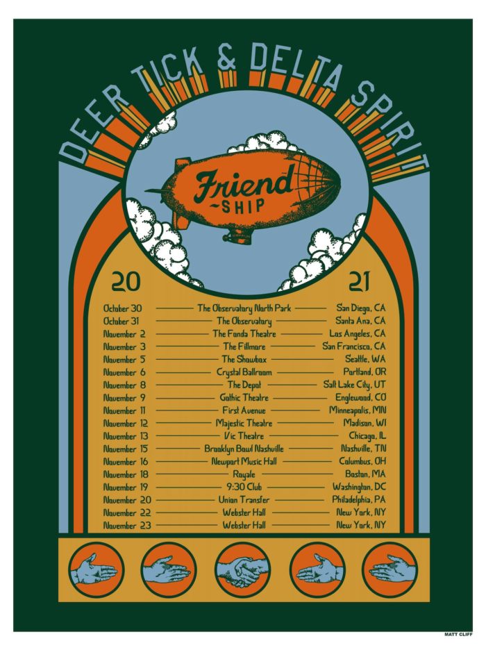 Deer Tick and Delta Spirit Close Friend Ship Tour with Special Guests, Collaborative Covers