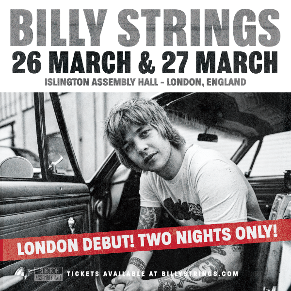 Billy Strings Schedules Debut London Run