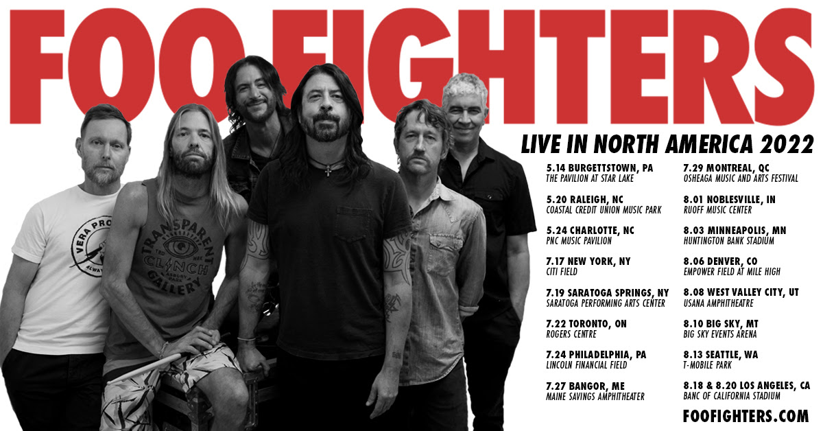 Foo Fighters Announce 2022 North American Tour