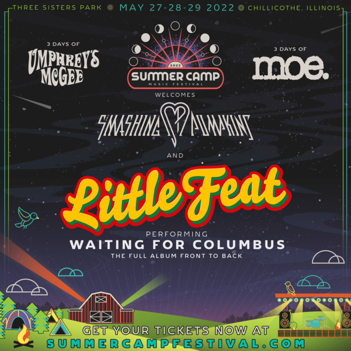 Summer Camp Music Festival 2022 Announce Little Feat To Perform ‘Waiting For Columbus’