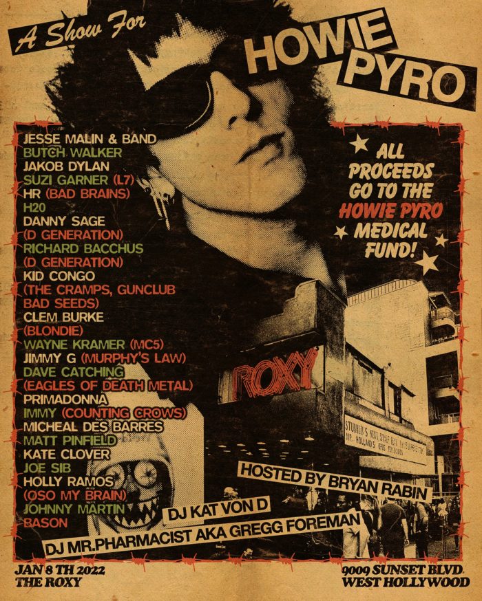 Jesse Malin & Friends to Present Benefit Show For Howie Pyro