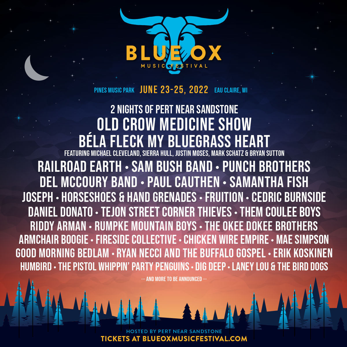 Blue Ox Music Festival Shares Initial Artist Lineup: Old Crow Medicine ...