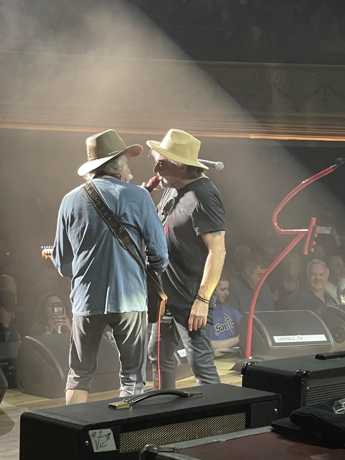 Sammy Hagar sporting a Cardinals jersey with the Grateful Dead's Bob Weir  During Las Vegas Residency : r/Cardinals