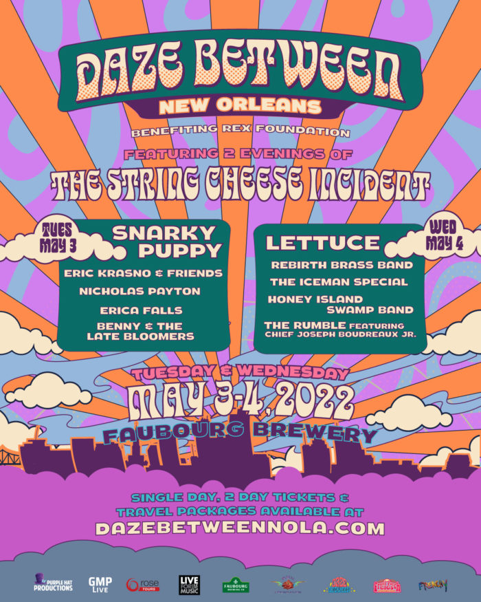 Daze Between New Orleans Shares Inaugural Lineup: The String Cheese Incident, Snarky Puppy, Lettuce and More