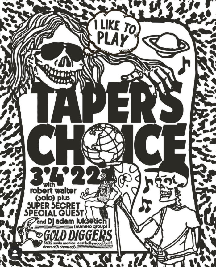 Robert Walter and “Secret Surprise Guest” to Join Taper’s Choice on Friday